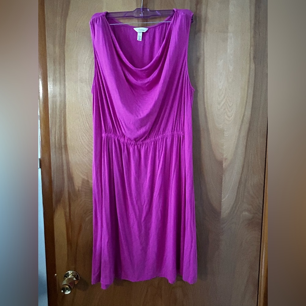Pink - Fuchsia colored tank Soma dress